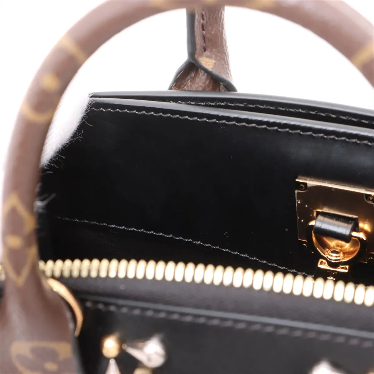 Louis Vuitton Monogram Rhinestone Mini City Steamer Black