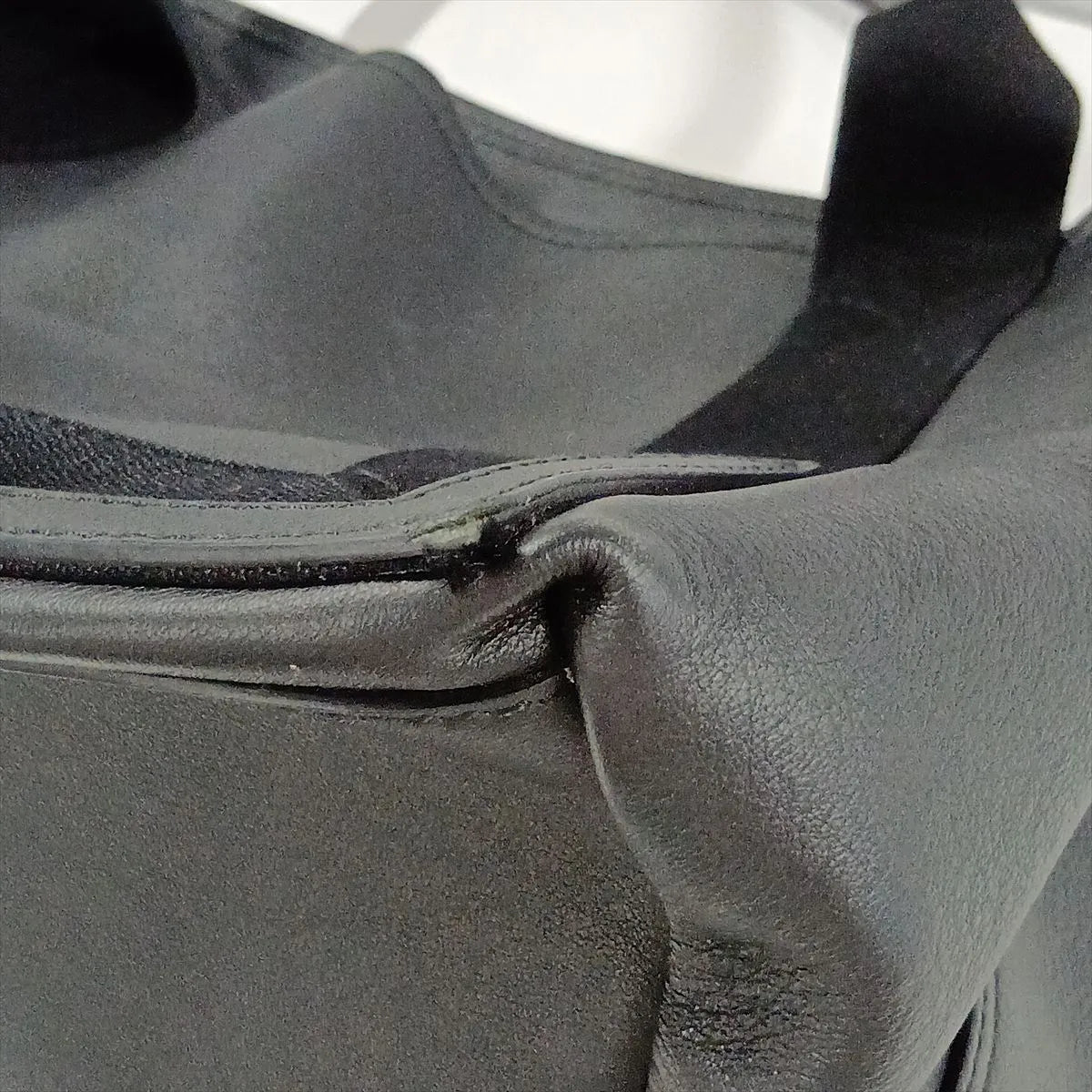 Balenciaga Cabas Leather Tote Bag Black with Pouch