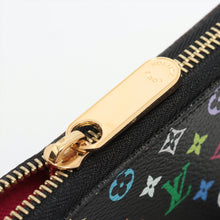 Load image into Gallery viewer, Louis Vuitton Black Multicolor Zippy Wallet