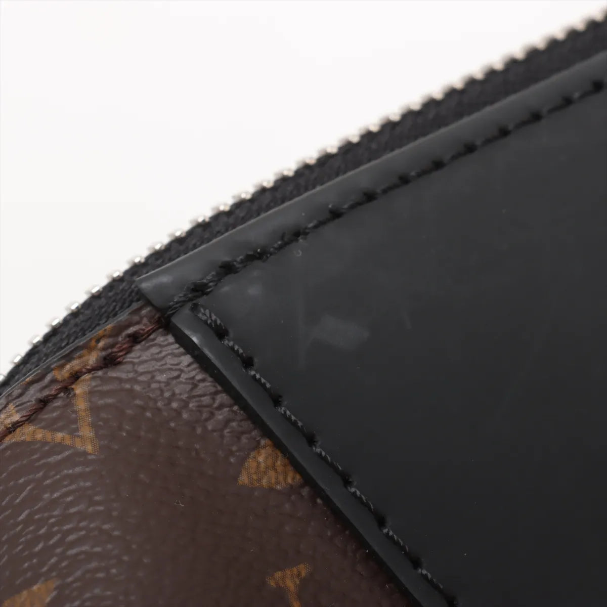 Louis Vuitton Monogram Macassar Porte Documents Jour NM Brown x Black