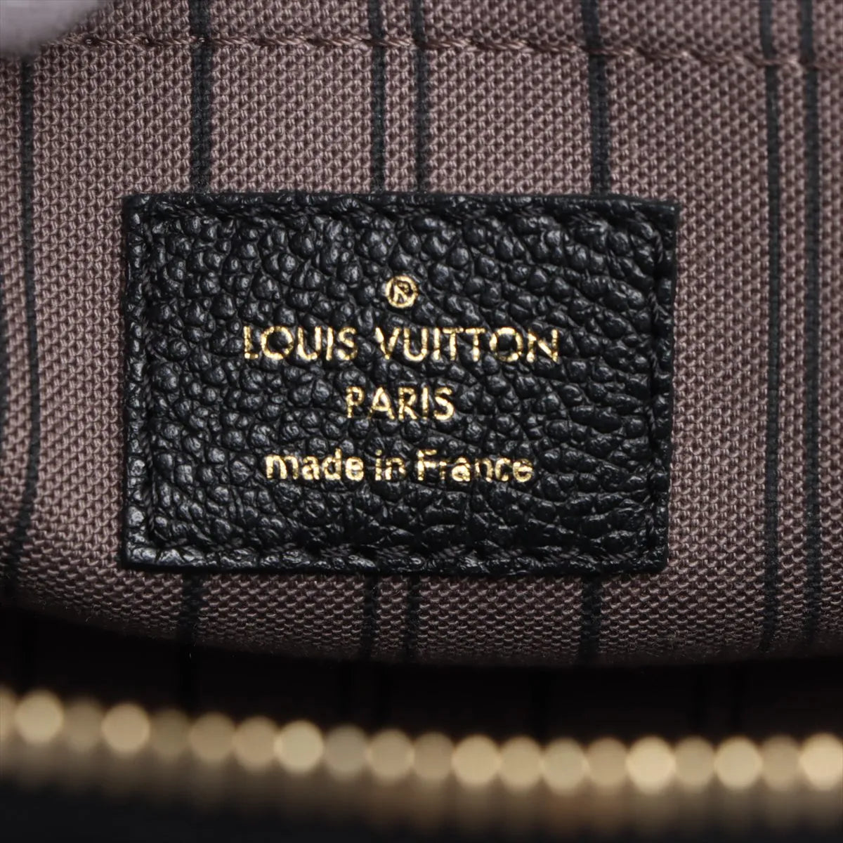 Louis Vuitton Monogram Empreinte Montaigne BB Black