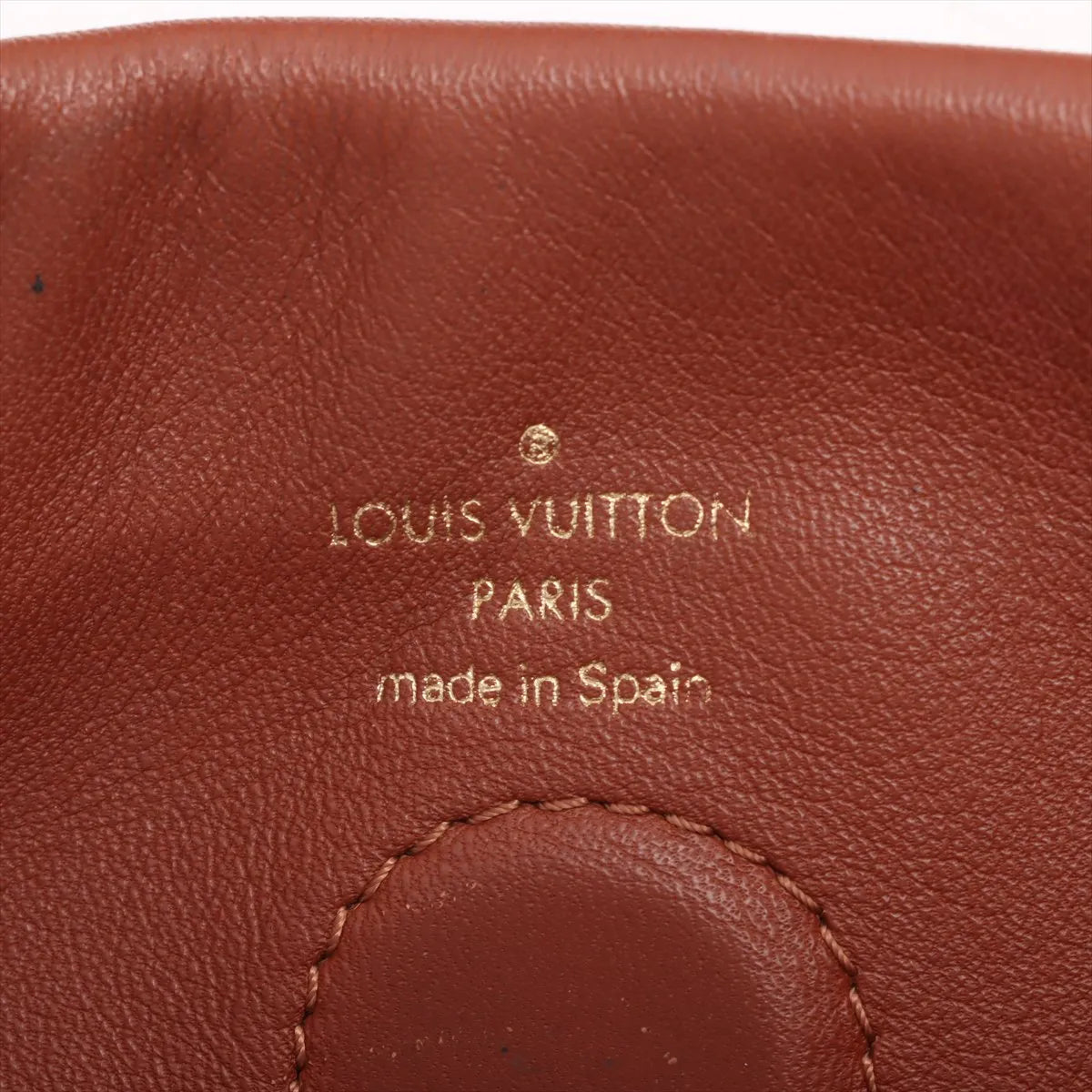 Louis Vuitton Monogram Tuileries Besace Hobo Bag Brown