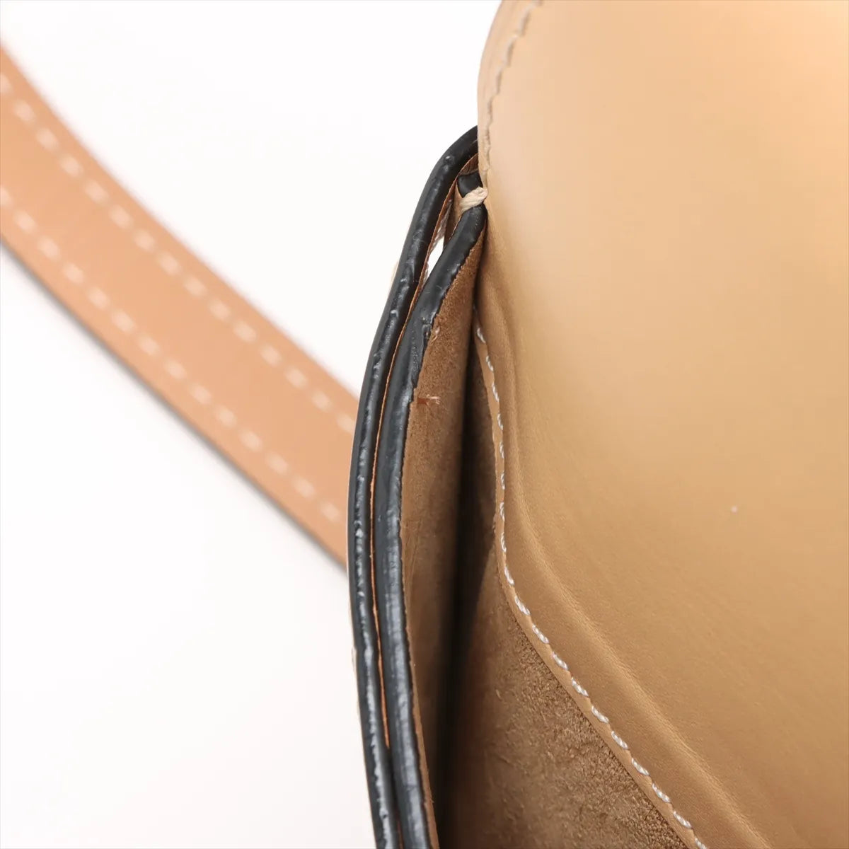Loewe Gate Small Leather Shoulder Bag Beige