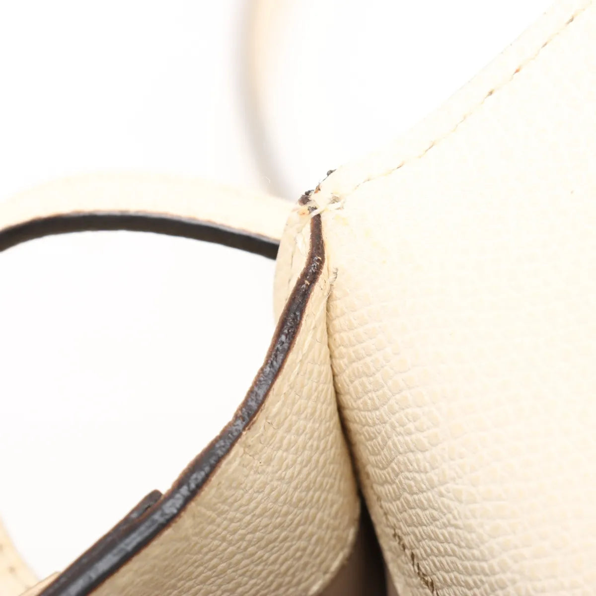 Valextra Medium Iside Leather Two-Way Handbag Beige