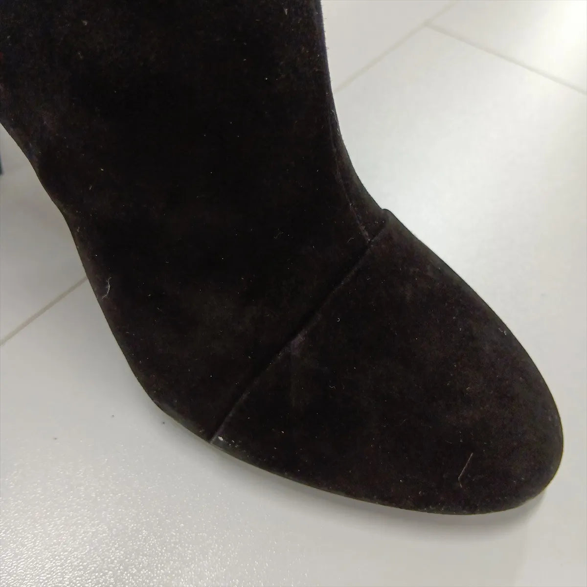 Louis Vuitton Monogram Suede Short Boots Black