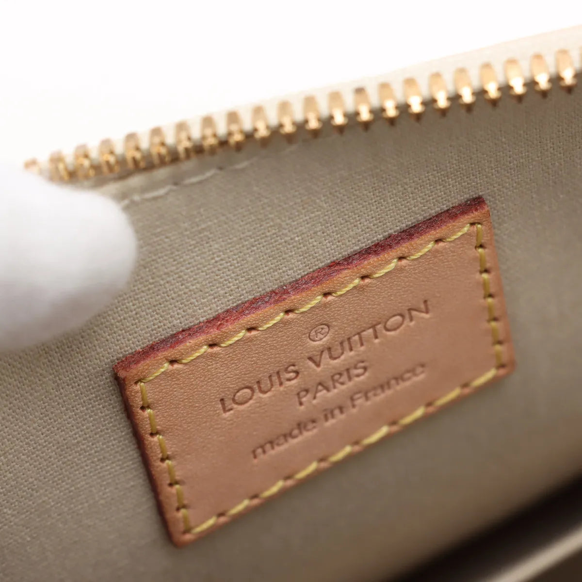 Louis Vuitton Vernis Alma PM Yellow