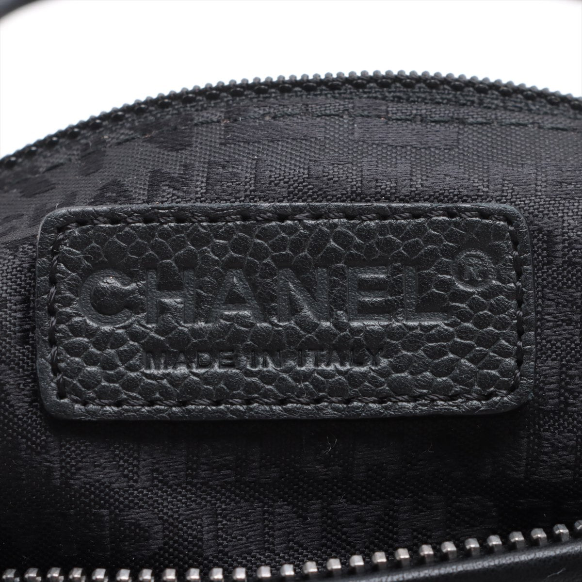 Chanel Logo Lambskin Tweed Two-Way Shoulder Bag Black * PREORDER *
