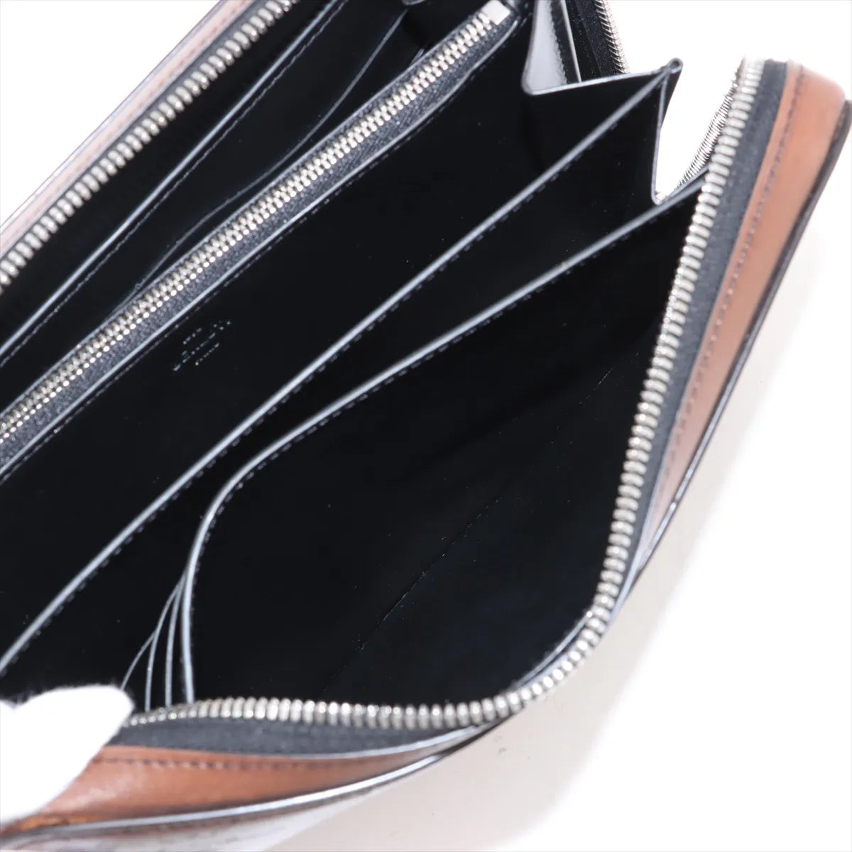 Berluti Calligraphy Leather Handbag Brown