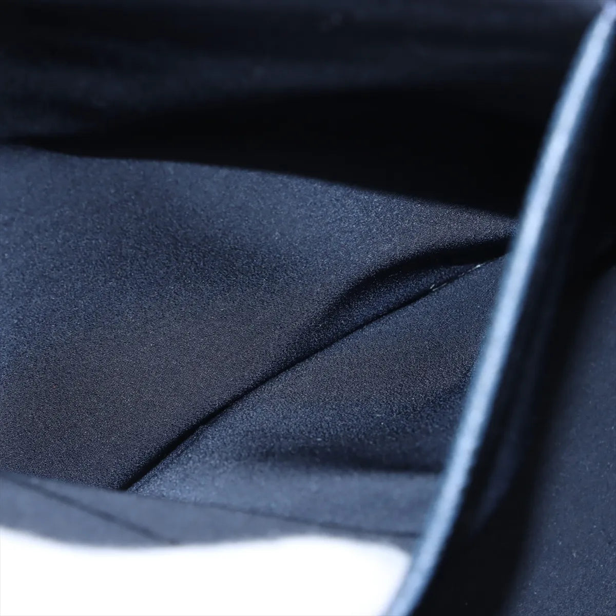 Valextra Keval x Leather Business Bag Navy Blue