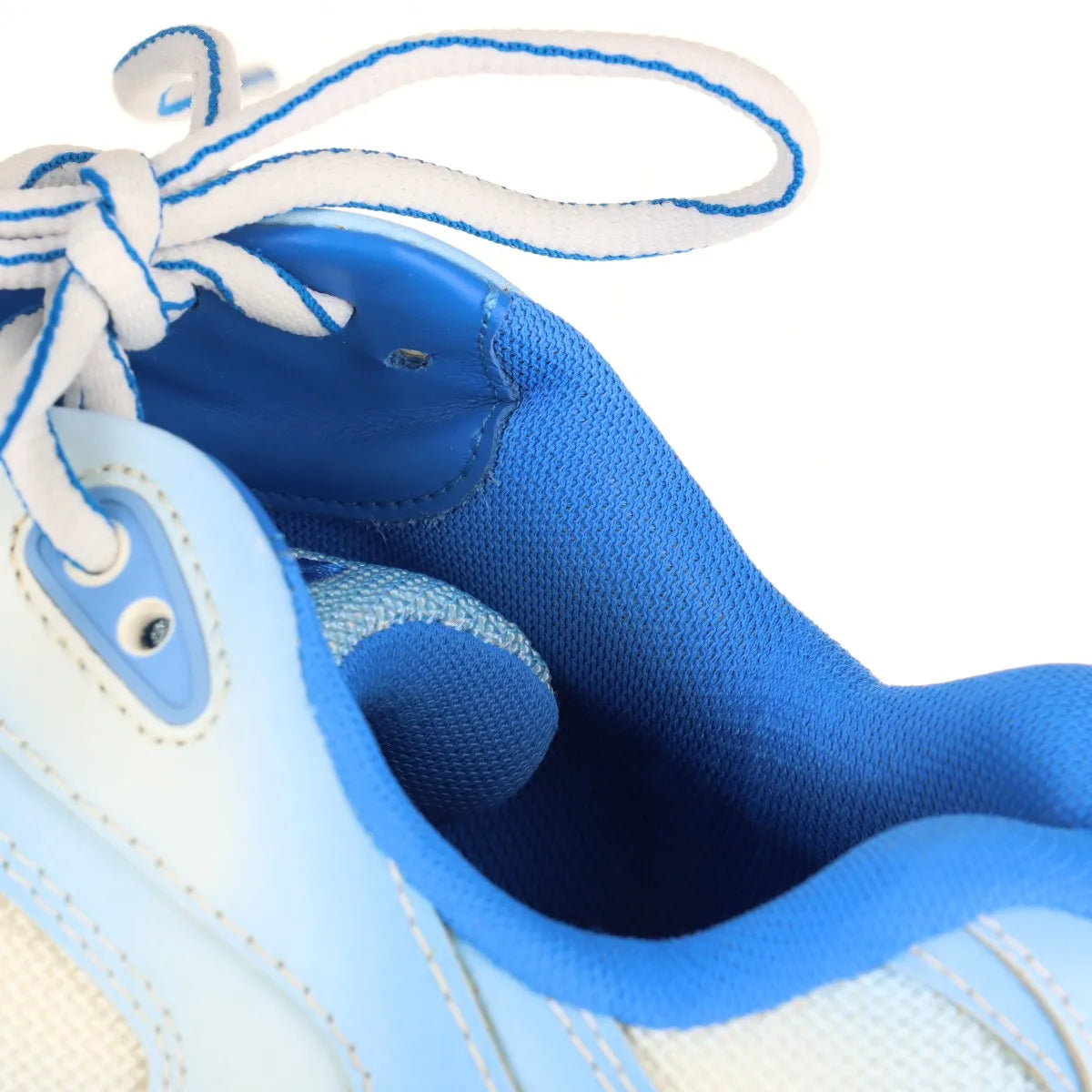 Dior CD1 Leather Fabric Men's Sneakers Blue x White