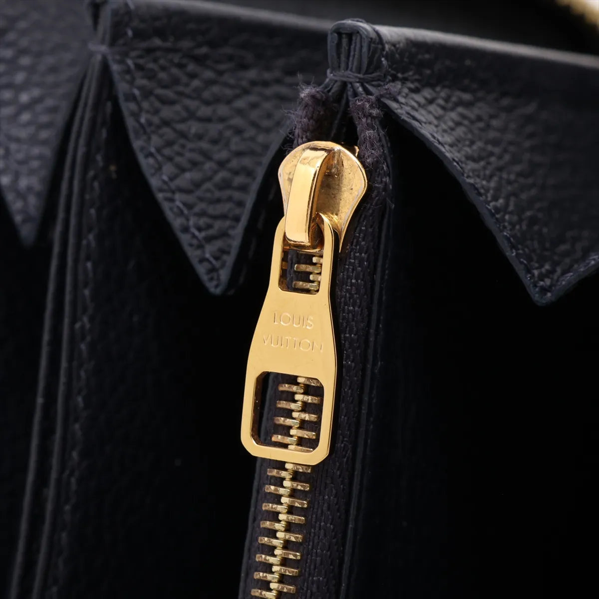 Louis Vuitton Monogram Empreinte Zippy Wallet Navy