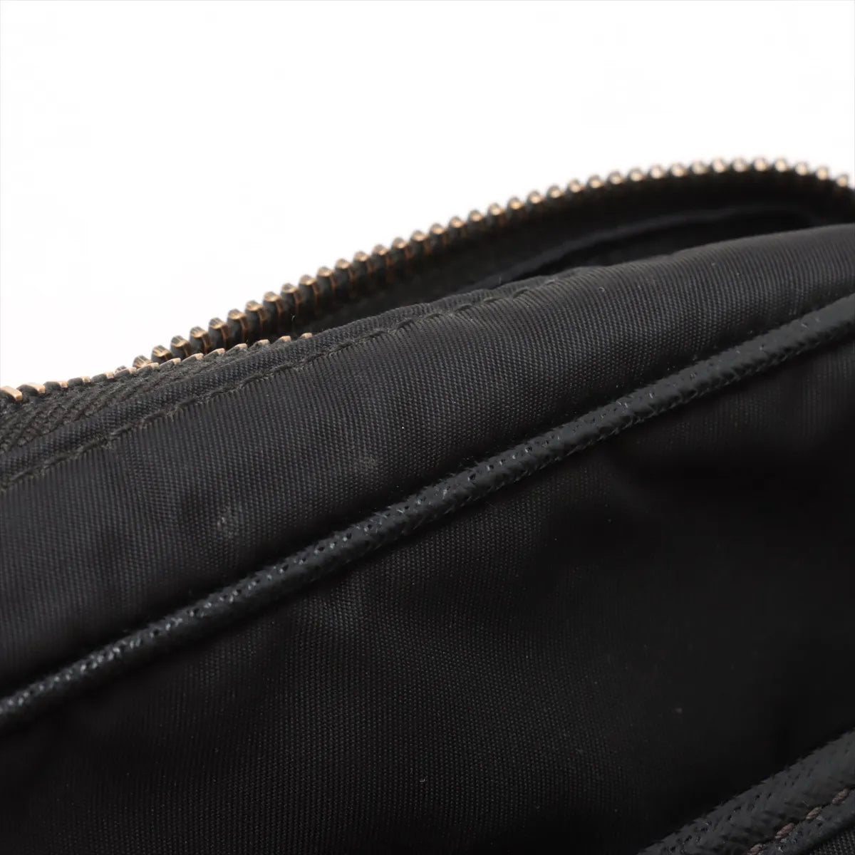 Prada Tessuto Nylon Messenger Bag Black