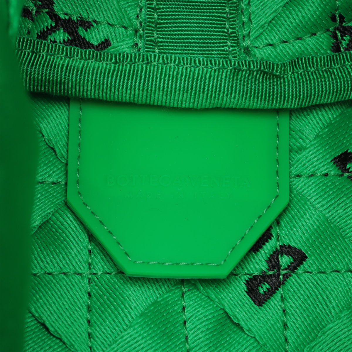 Bottega Veneta Webbing Polyester Two-Way Tote Bag Green x Black * PREORDER *