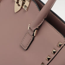 Load image into Gallery viewer, Valentino Garavani Rockstuds Leather Two-Way Tote Bag Pink