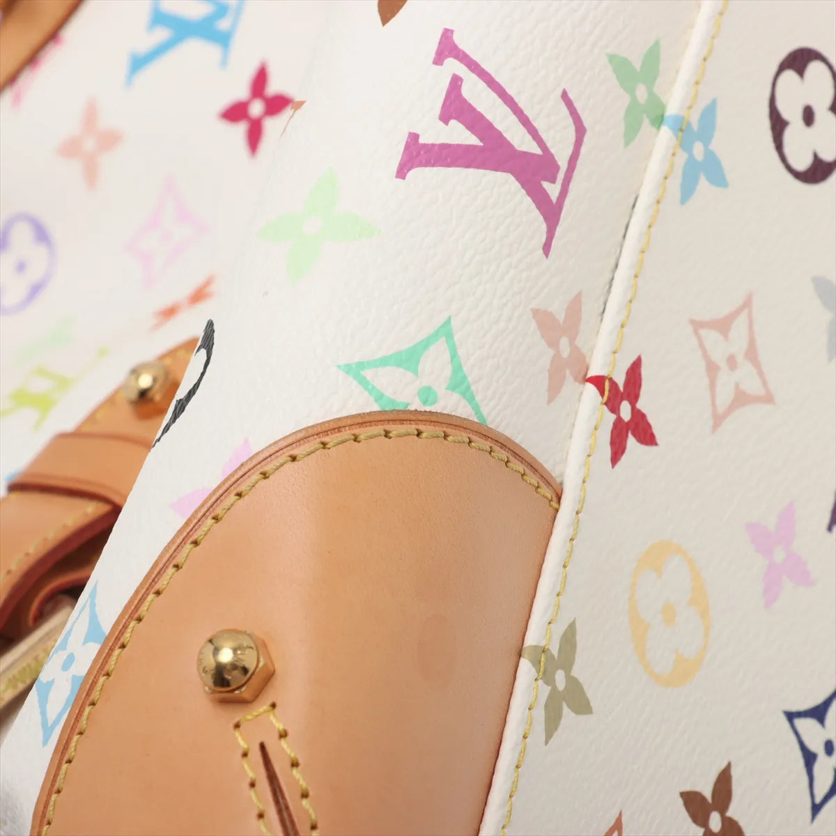 Louis Vuitton Monogram Multicolor Claudia White