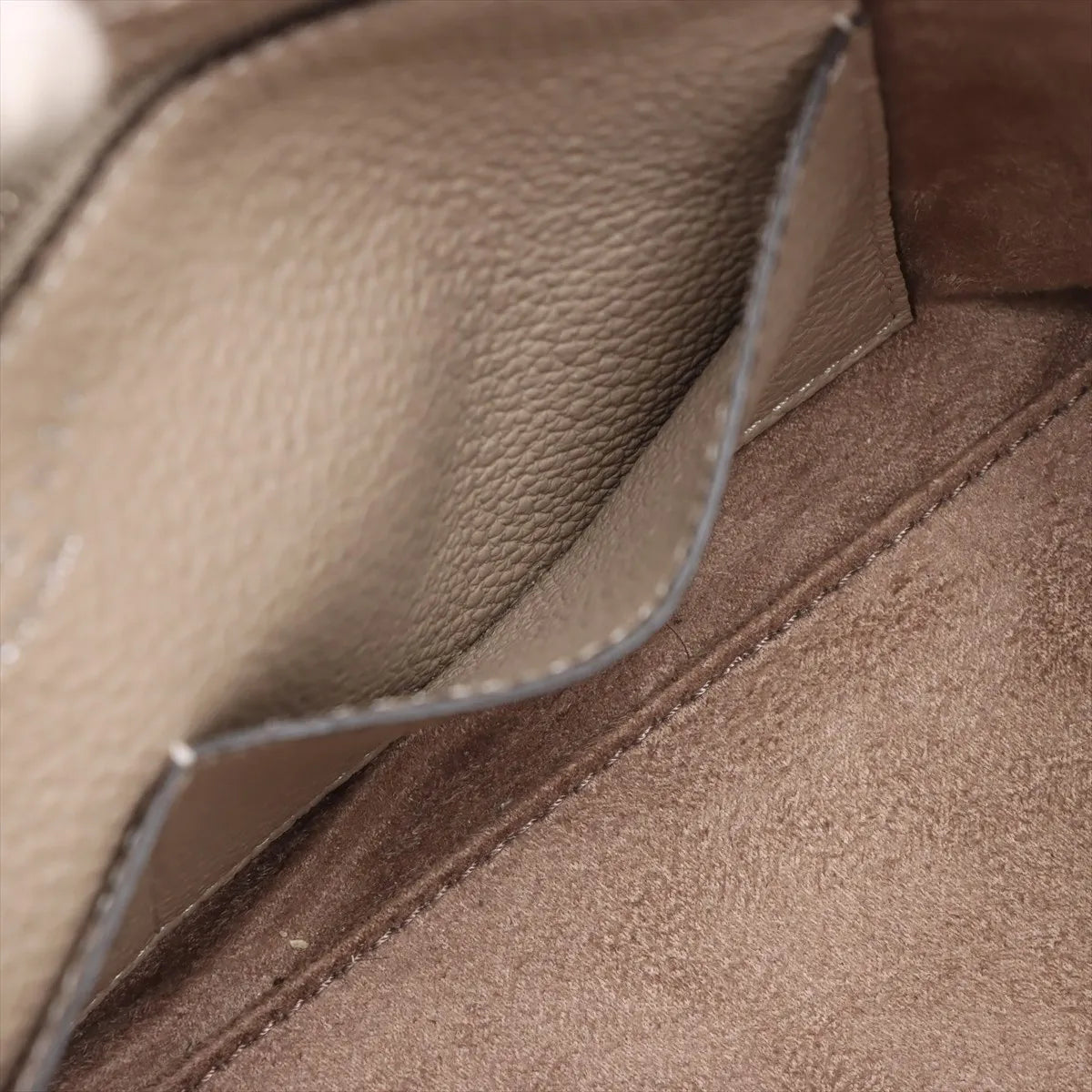 Bonaventura Mia Leather Two-Way Tote Bag Beige