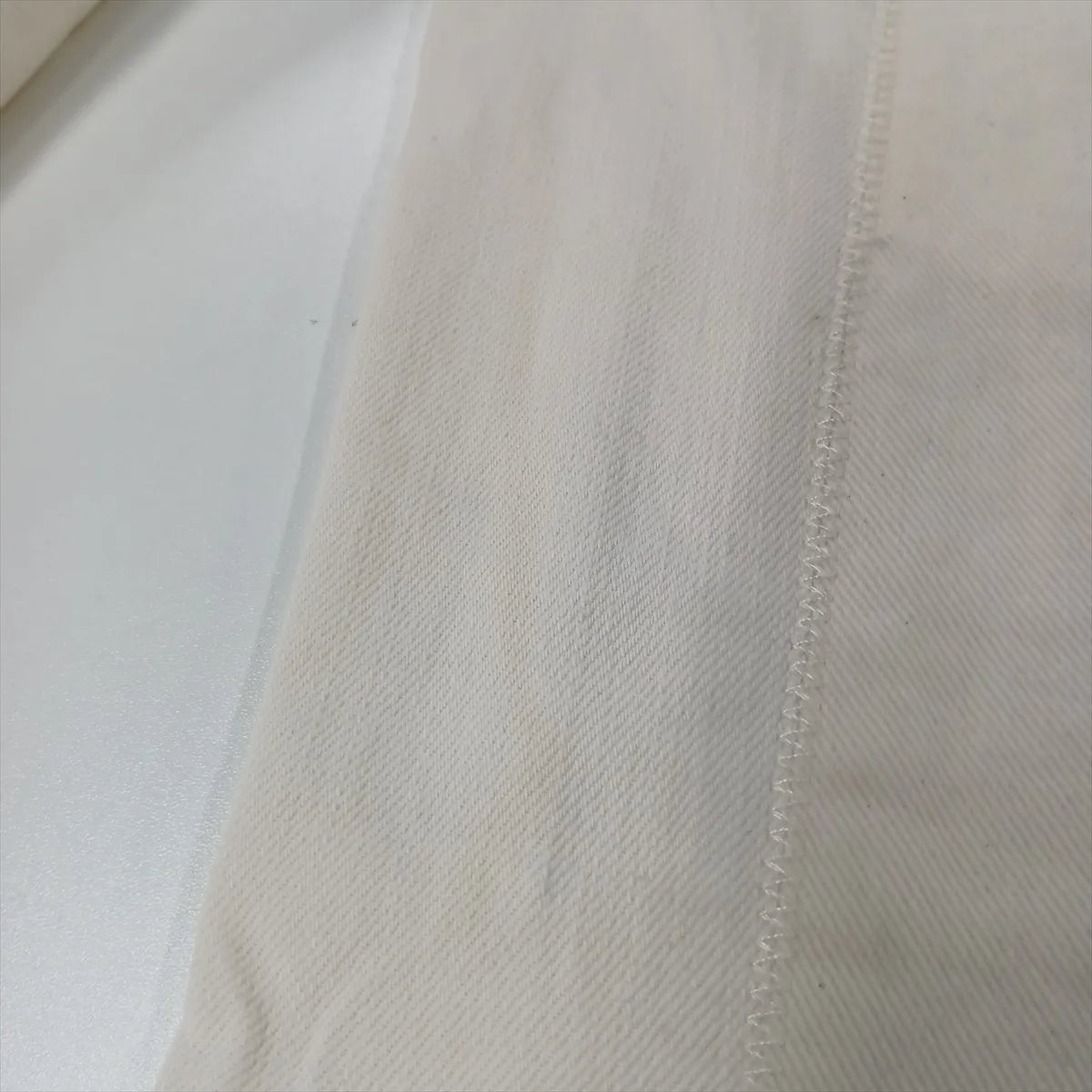 Christian Dior Cotton Denim Pants White