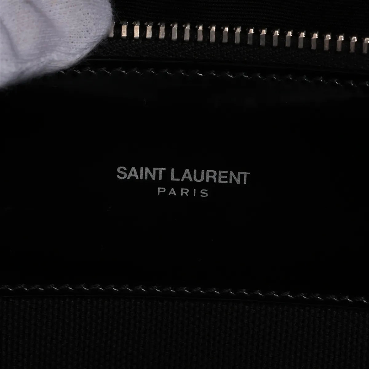 Saint Laurent Paris Large Sac de Jour Patent Leather Two-Way Handbag Black