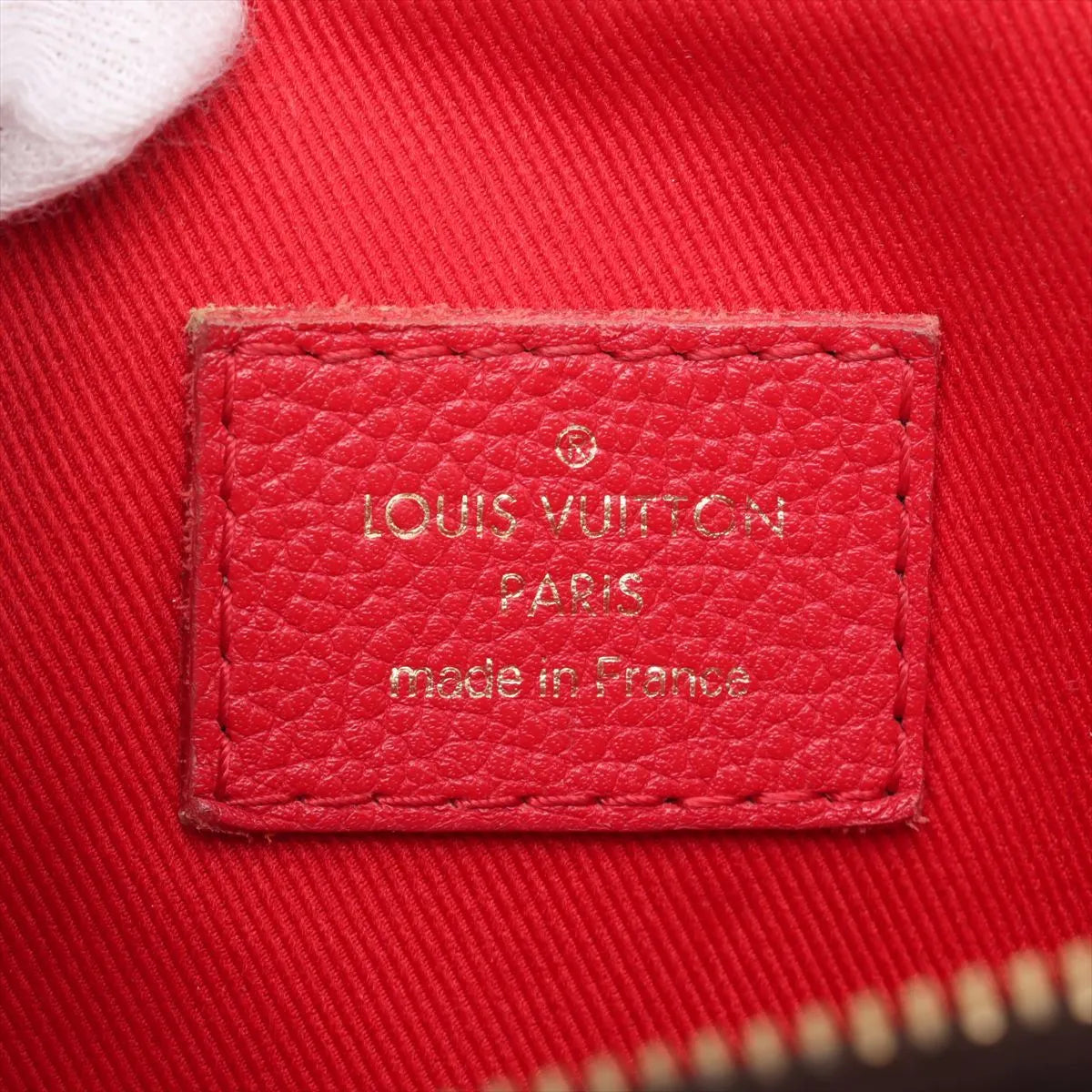 Louis Vuitton Monogram Tournelle PM Brown x Red