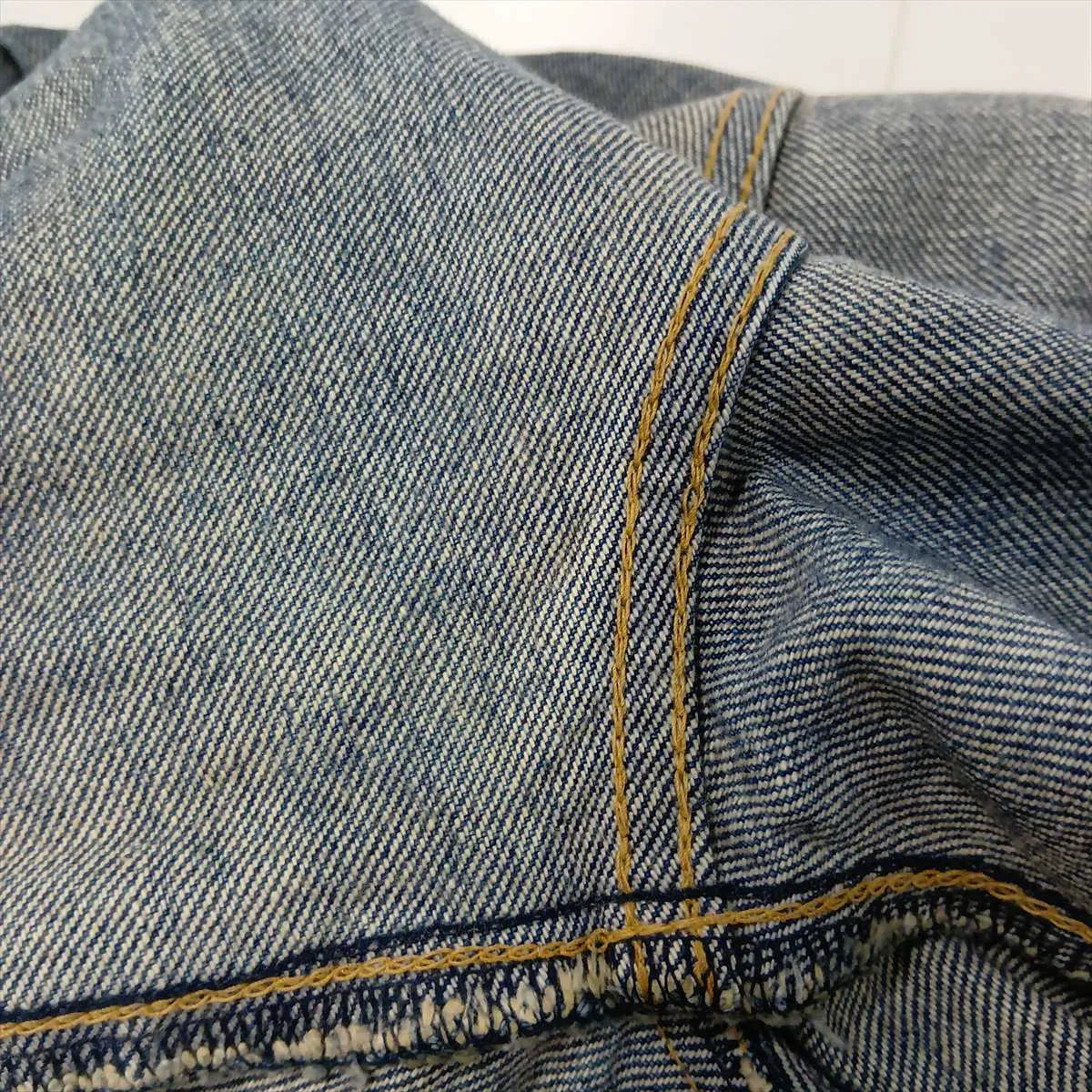 Celine Triomphe Cotton Denim Pants Blue