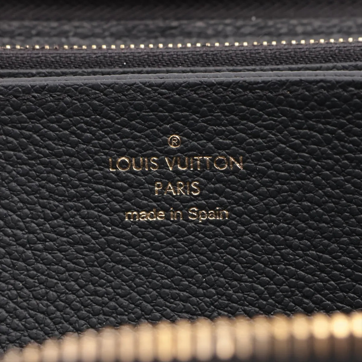 Louis Vuitton Monogram Empreinte Zippy Wallet Black