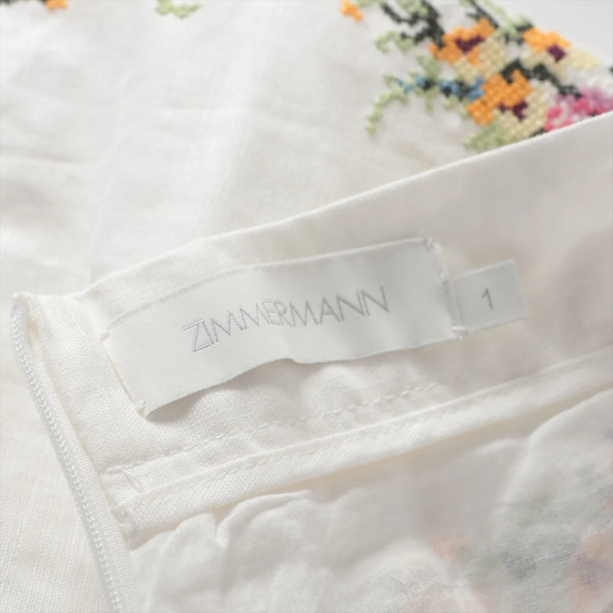 Zimmermann Allia Floral Eyelet Cotton Co-ord Sets White