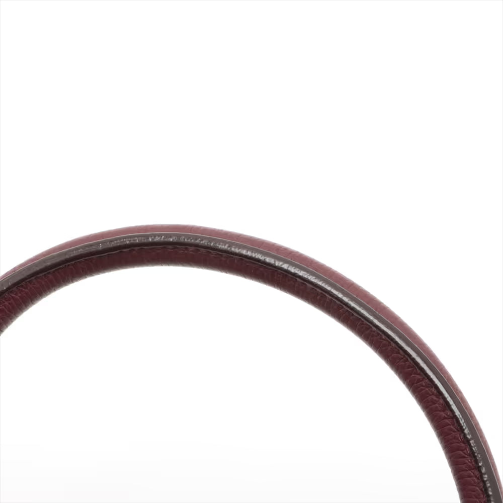 Celine Big Bag Small Leather Two-Way Shoulder Bag Bordeaux