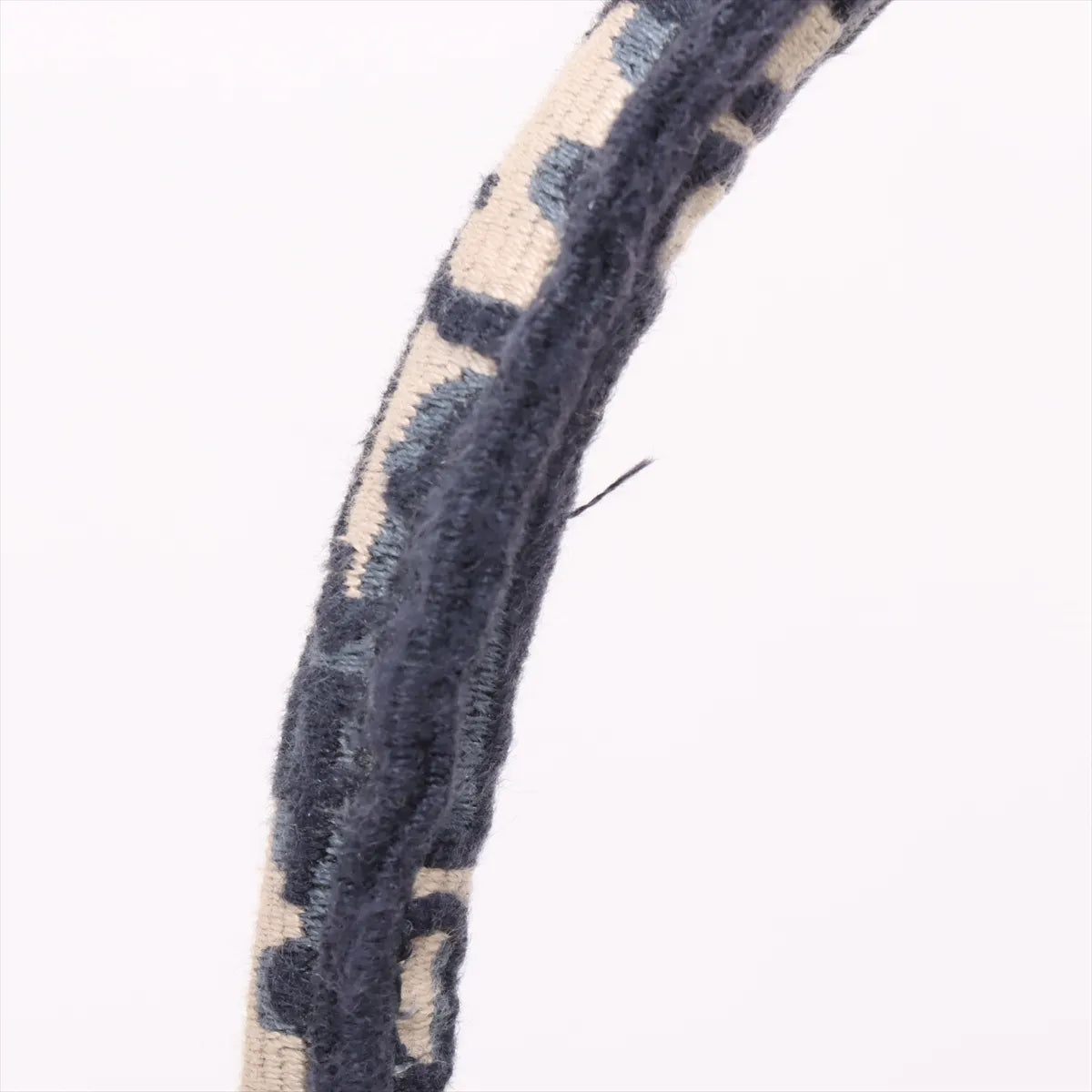 Christian Dior Oblique Book Tote Medium Canvas Bag Navy Blue