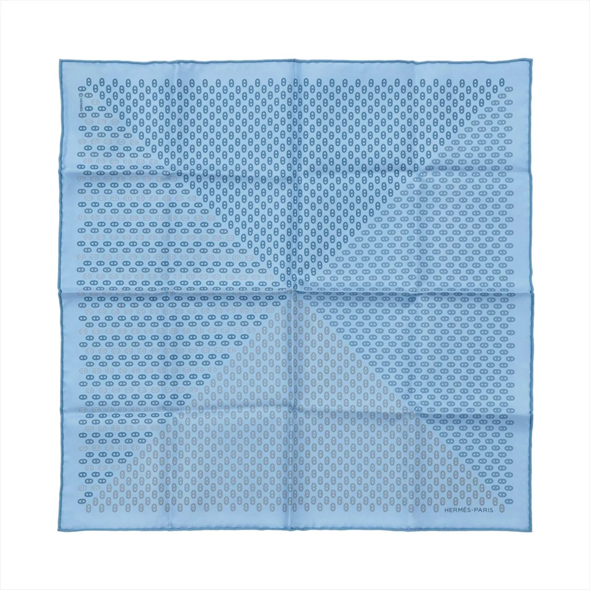Hermes Trois Petits Maillons Pocket Square