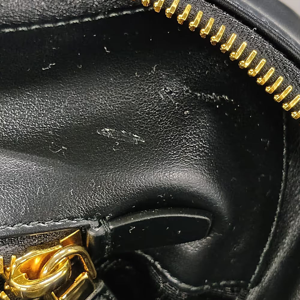 Prada Tessuto Nylon Leather Shoulder Bag Black