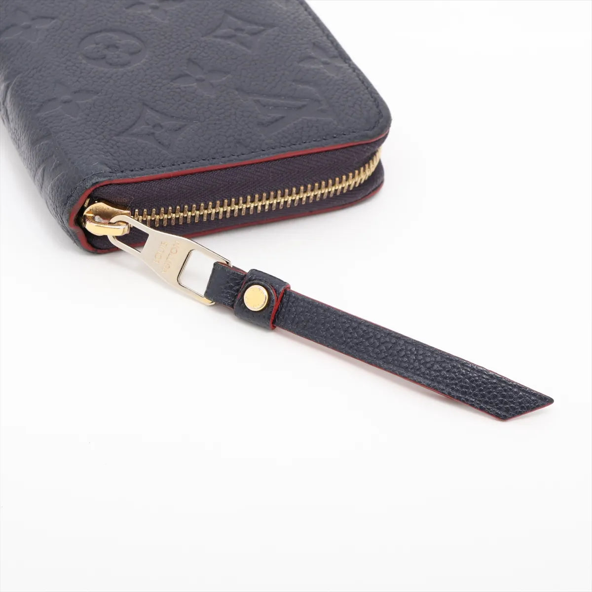 Louis Vuitton Monogram Empreinte Zippy Wallet Navy