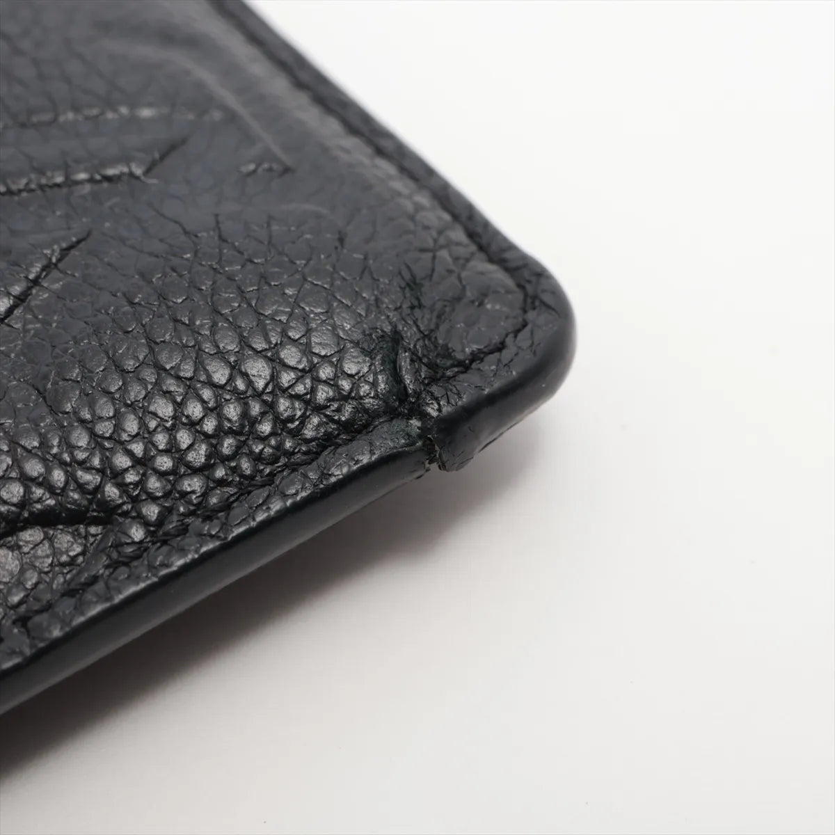 Louis Vuitton Monogram Empreinte Carte Recto Verso Black