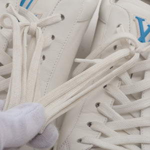 Best Preloved Louis Vuitton Luxembourg Samothrace Sneaker White x Blue