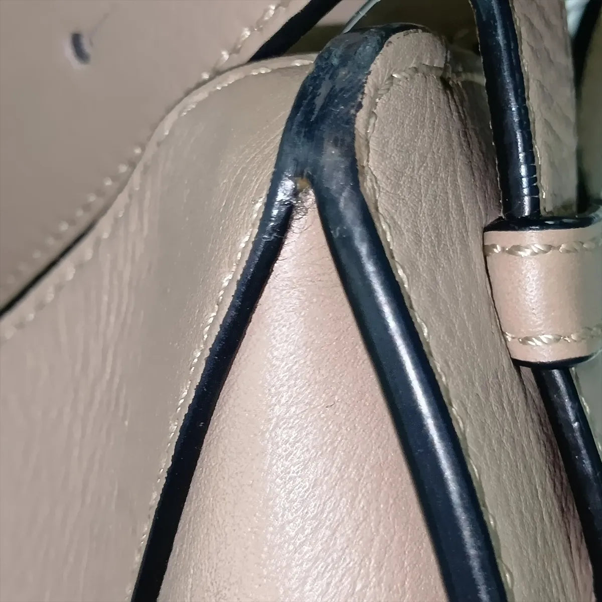 Loewe Hammock Small Leather Two-Way Shoulder Bag Beige