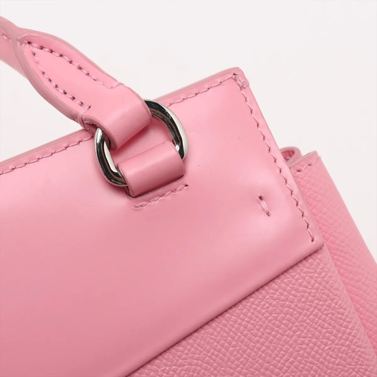 Maison Margiela Snatched Leather Two-Way Handbag Pink