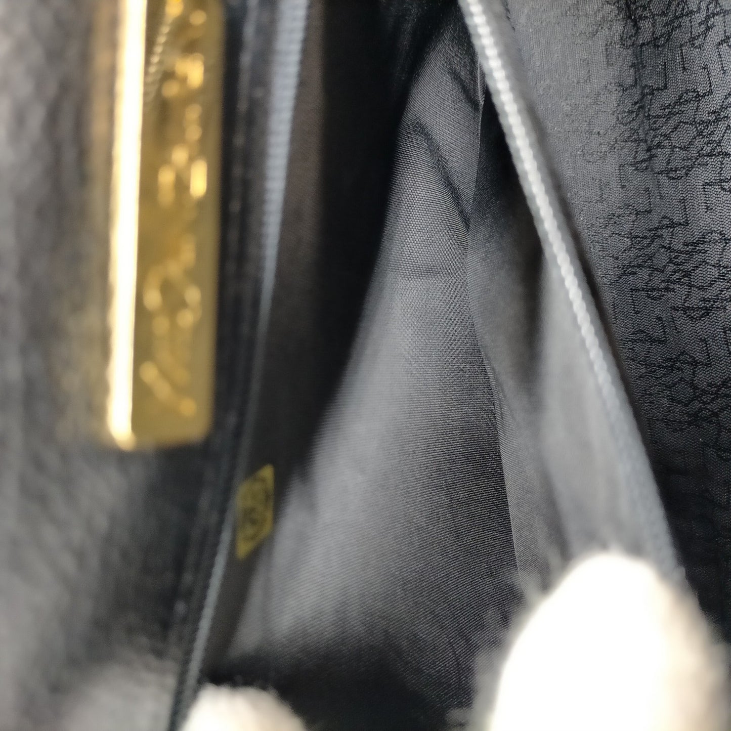 Yves Saint Laurent Leather Clutch Bag Black