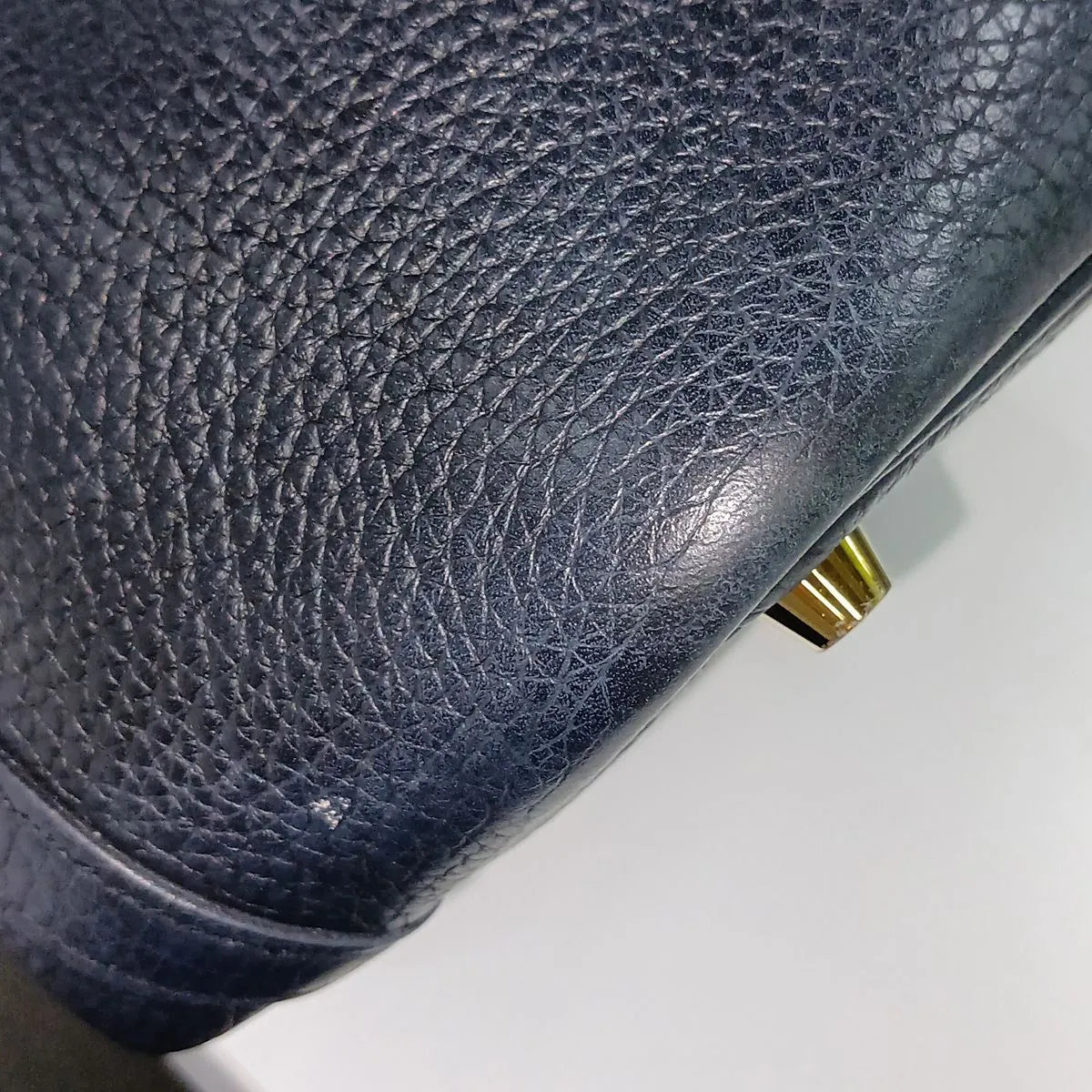 Hermes Picotin Lock 18 PM Tote Bag Navy Blue