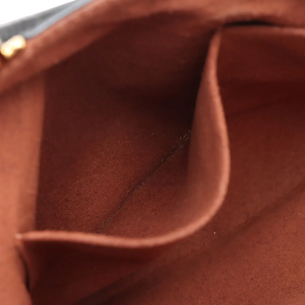 Louis Vuitton Monogram Millefeuille Shoulder Bag Cerise x Brown