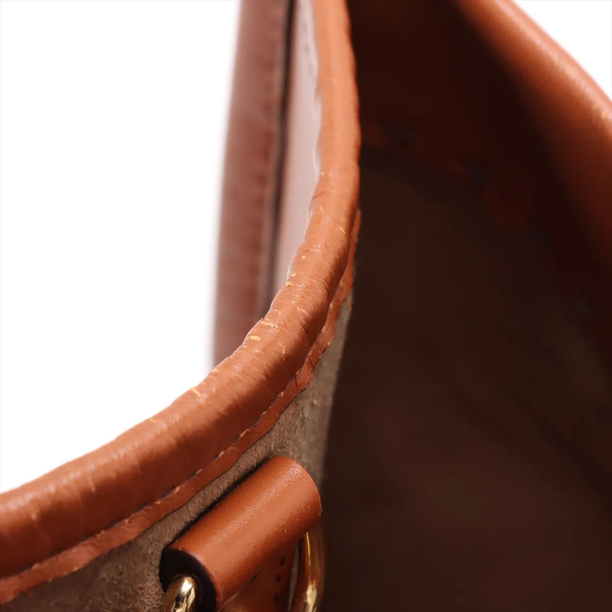 Fendi Sunshine Leather Tote Bag Brown