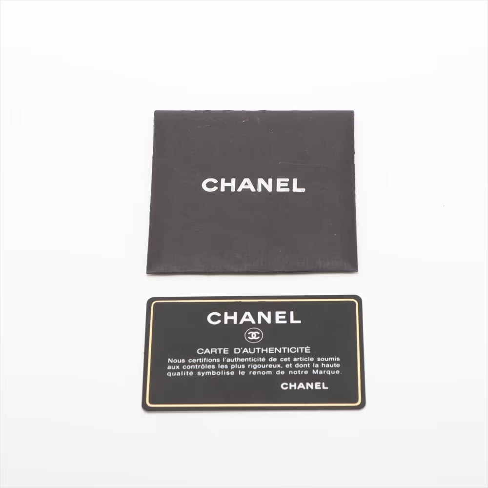 Chanel CC Logo Caviar Skin Handbag Black