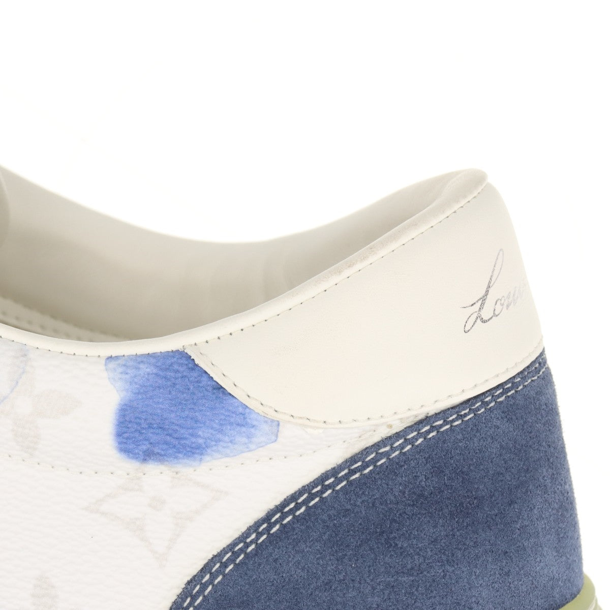 Louis Vuitton Ollie Low-top Watercolor Monogram Sneaker Blue