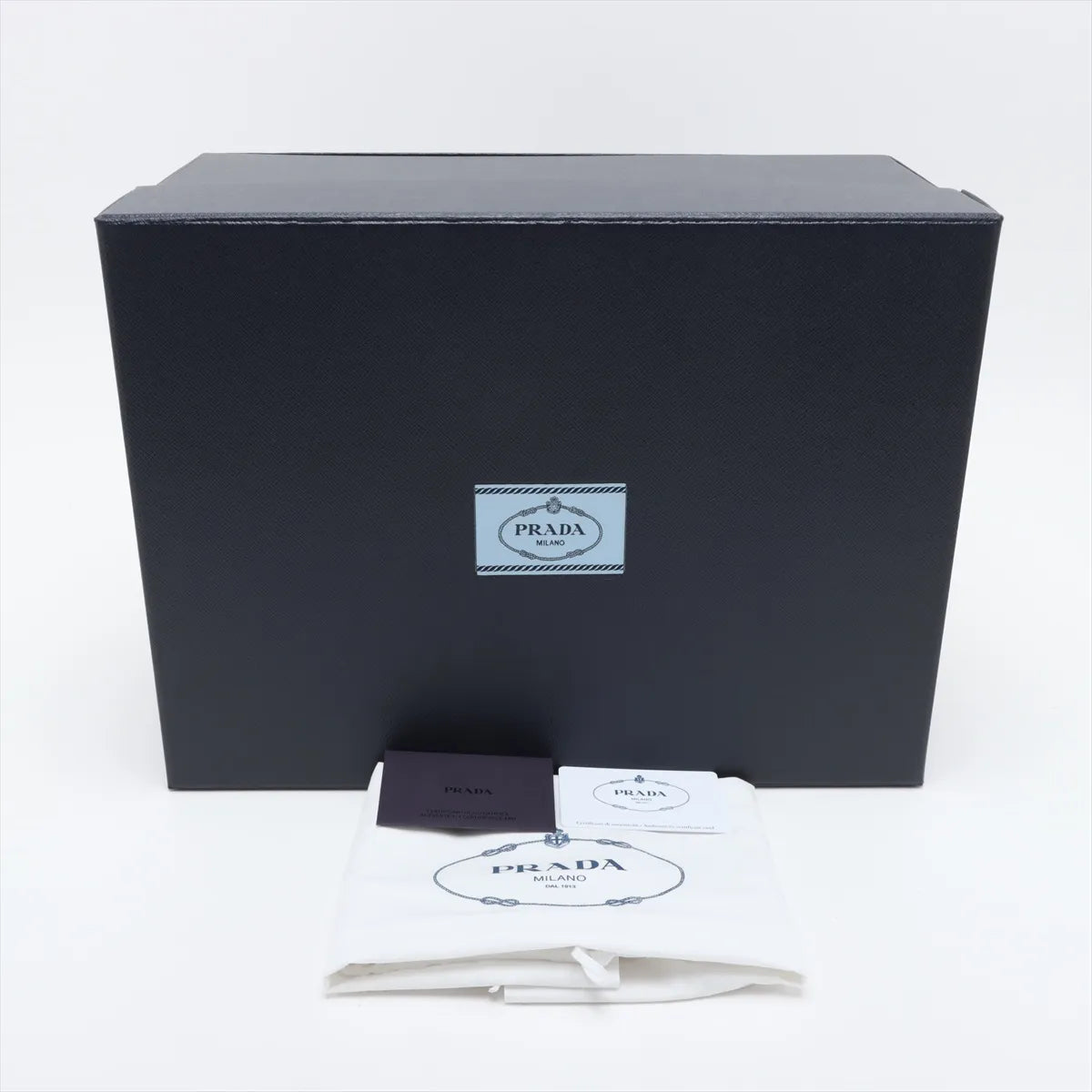 Prada Canapa Black Polka Dot Two-Way Handbag White