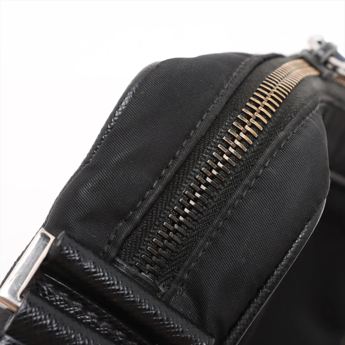 Prada Tessuto Nylon Messenger Bag Black
