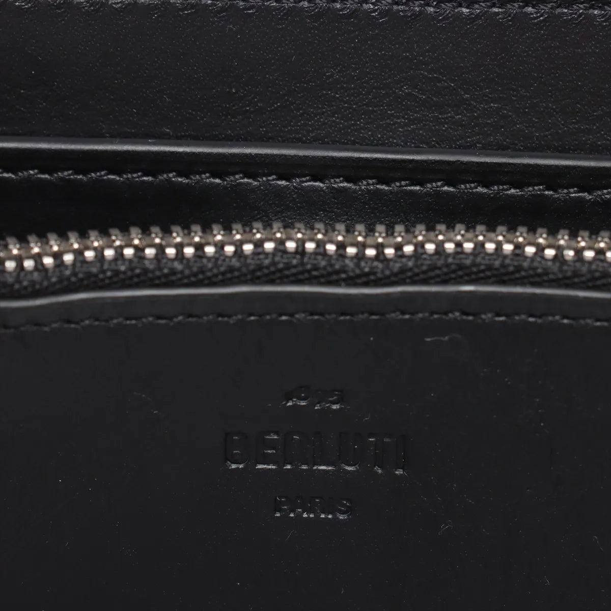 Berluti Calligraphy Leather Handbag Brown