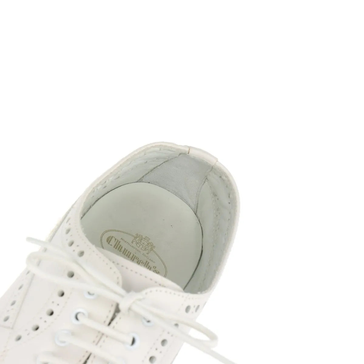 Church's Perforated Leather Keely Espadrilles Shoes White