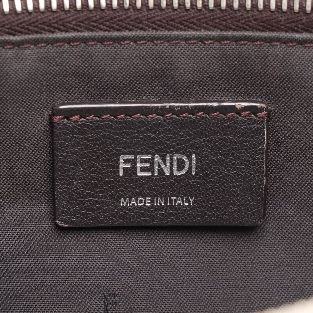 Fendi By the Way Medium Leather Two-Way Handbag Beige