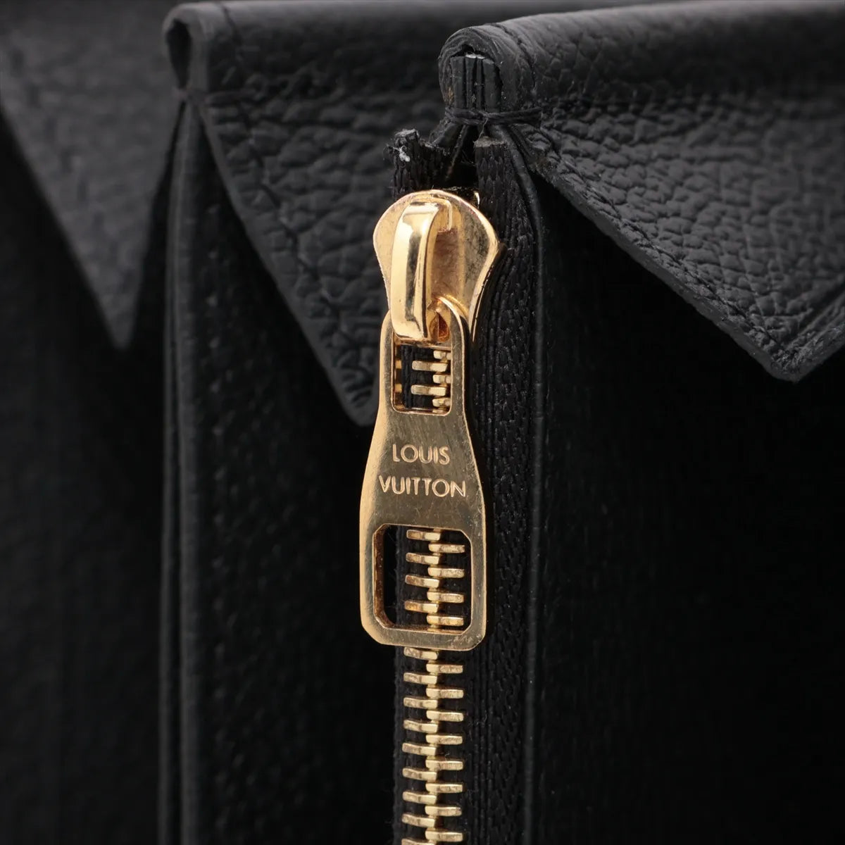 Louis Vuitton Monogram Empreinte Zippy Wallet Black