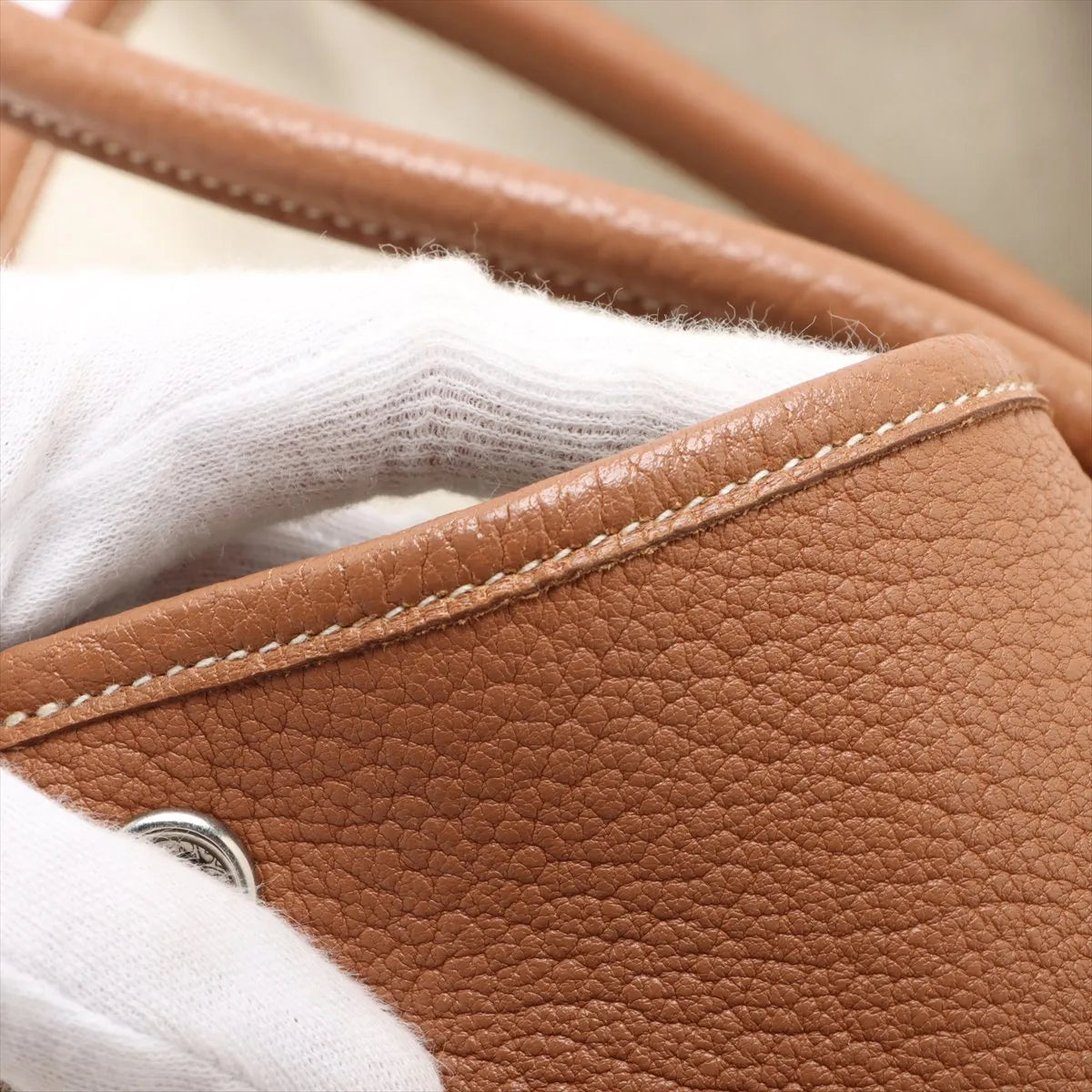 Hermès Garden Party 36 PM Negonda Gold