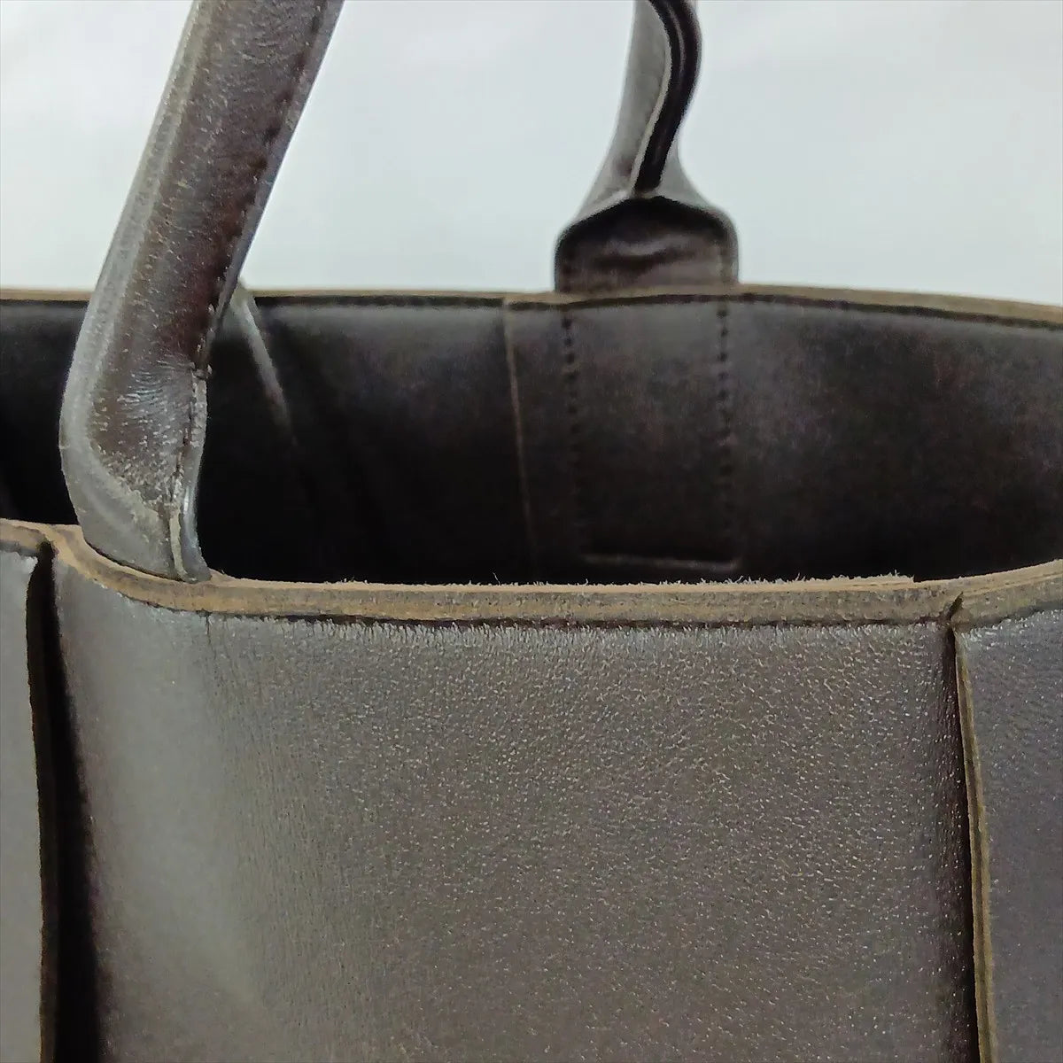 Bottega Veneta Maxi Intrecciato The Arco Tote Bag Brown