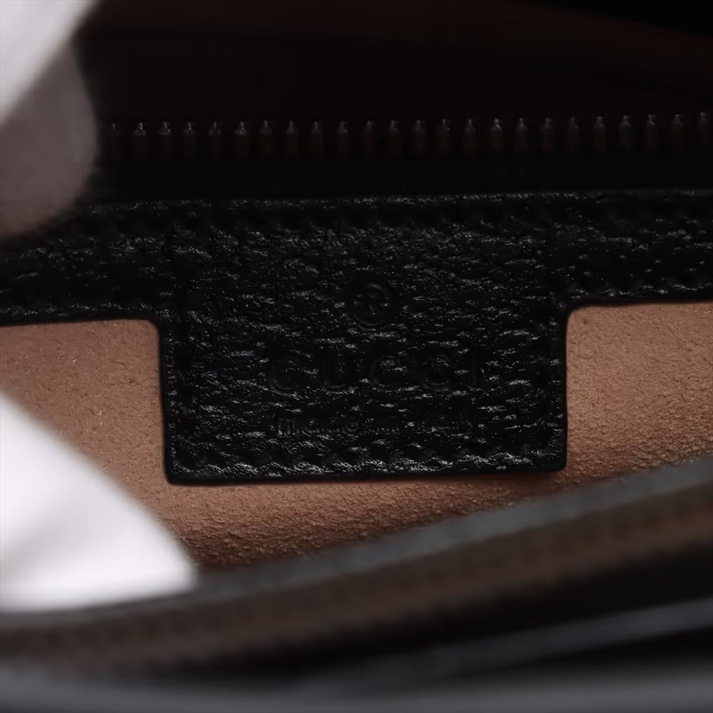 Gucci Bamboo Diana Pigskin Two-Way Handbag Black